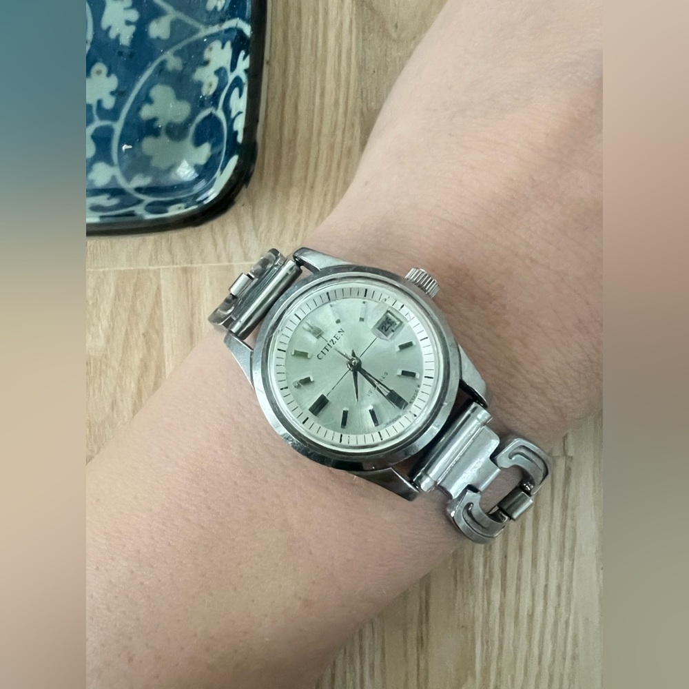 Citizen Women's Silver Stainless Steel Bracelet Watch - Silver Dial